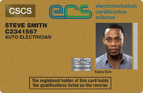 Auto Electrician ECS Card